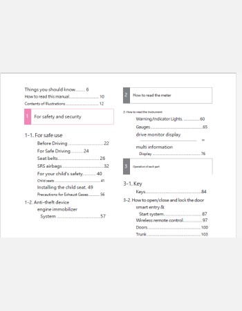 toyota axio 2012-2015 owners manual in english